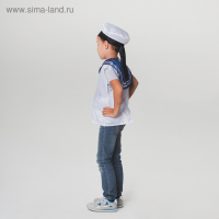 Детский карнавальный набор &laquo;Моряк&raquo;, жилет, бескозырка, 4-6 лет, рост 110-122 см