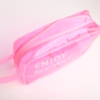 Косметичка на молнии, цвет розовый Косметичка на молнии, цвет розовый