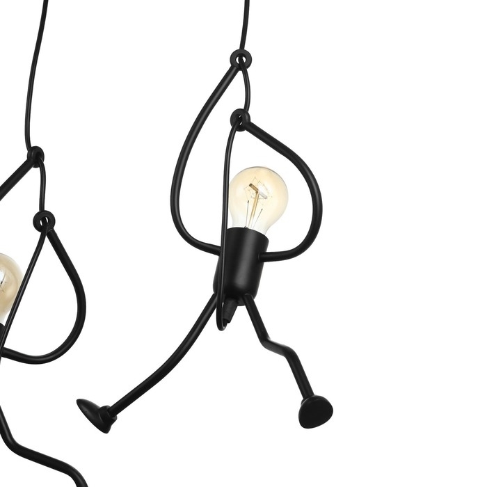 Светильник BayerLux 1949/3R E27 40Вт черный 30x30x40-140 см