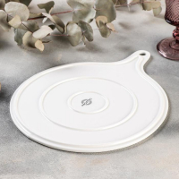 Блюдо фарфоровое для подачи Magistro «Гриль Бланш», d=30,5 см, цвет белый Блюдо фарфоровое для подачи Magistro «Гриль Бланш», d=30,5 см, цвет белый