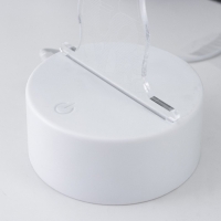 Светильник сенсорный "Четыре сердца" LED 7 цветов USB/от бат. белый RISALUX Светильник сенсорный "Четыре сердца" LED 7 цветов USB/от бат. белый RISALUX