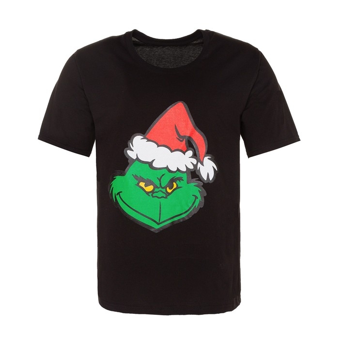 Футболка мужская &laquo;Гринч&raquo;, цвет чёрный, размер 56