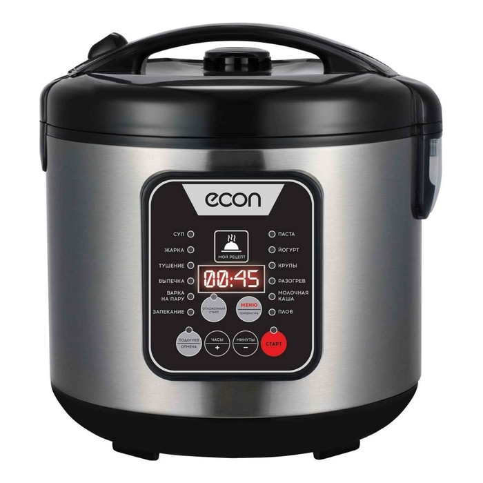 Мультиварка Econ ECO-50MC, 900 Вт, 12 программ, 5 л, цвет чёрный Мультиварка Econ ECO-50MC, 900 Вт, 12 программ, 5 л, цвет чёрный