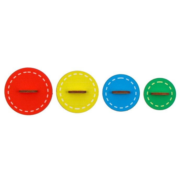 Рамки-вкладыши для малышей &laquo;Умные круги&raquo;