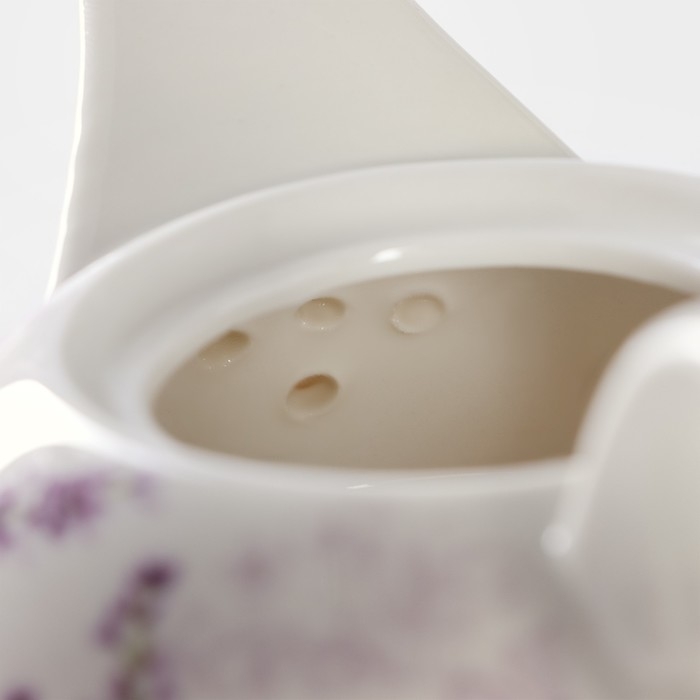 Набор керамический чайный &laquo;Прованс&raquo;, 3 предмета: чайник заварочный 370 мл, чашка 300 мл, блюдце d=15 см