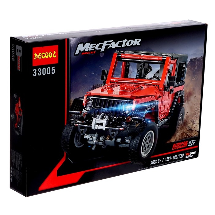 Конструктор техно «Внедорожник», 1287 деталей Конструктор техно «Внедорожник», 1287 деталей