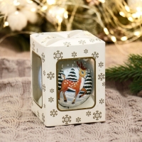 Шар "Оленёнок" 6,5 см    микс