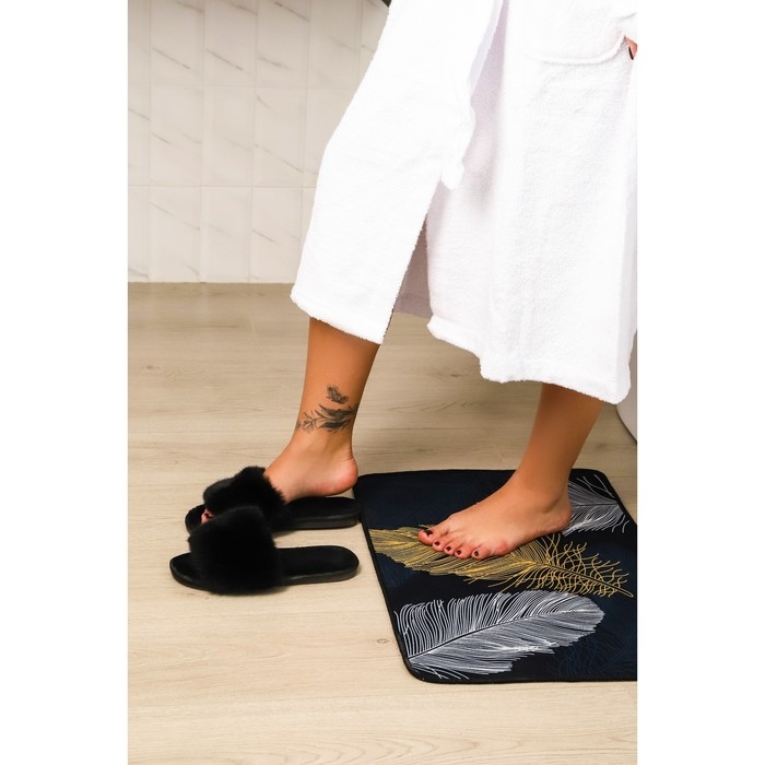 Коврик для дома Доляна «Пёрышки», 40×60 см Коврик для дома Доляна «Пёрышки», 40×60 см