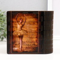 Шкатулка-книга "Балерина" 14х14 см Шкатулка-книга "Балерина" 14х14 см