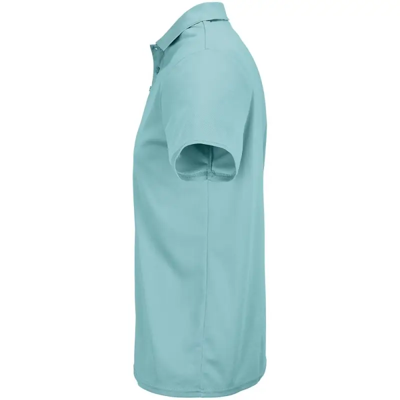 Рубашка поло унисекс Pitcher, голубая (морская волна), размер XS