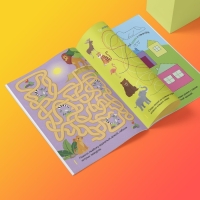 Набор многоразовых книг с маркером &laquo;Напиши и сотри. Лабиринты и путаницы&raquo;, 2 шт. по 12 стр.