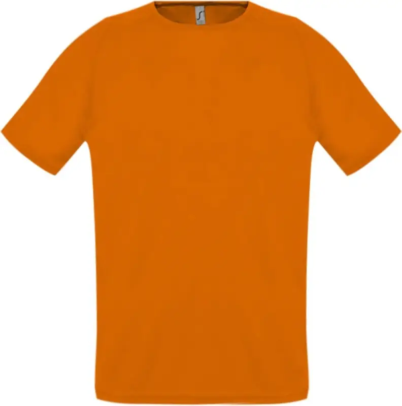 Футболка унисекс Sporty 140 оранжевая, размер XXs