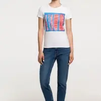 Футболка женская &laquo;Небоскребы&raquo;, белая, размер XL