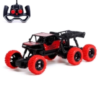 Джип радиоуправляемый «Монстр 6x6», работает от аккумулятора, МИКС Джип радиоуправляемый «Монстр 6x6», работает от аккумулятора, МИКС