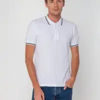 Рубашка поло Virma Stripes, белая, размер XXL