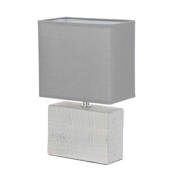 Настольная лампа "Дивея" Е14 40Вт серый 10х17х29 см RISALUX