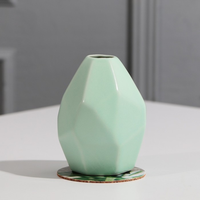 Ваза для цветов и подставка «Счастье внутри», 9 х 7 х 7 см, 350 мл. Ваза для цветов и подставка «Счастье внутри», 9 х 7 х 7 см, 350 мл.