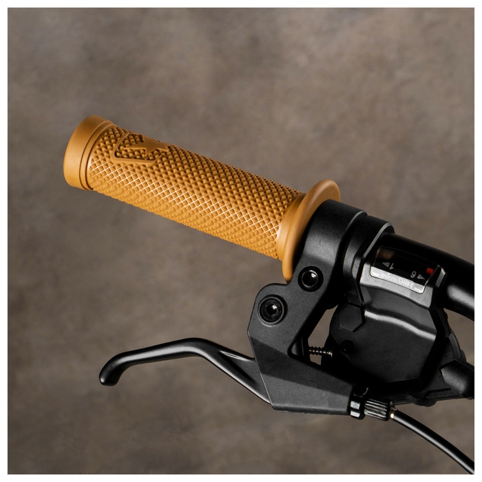 Грипсы 120 мм, внутренний диаметр 24 мм, цвет песочный