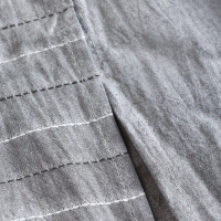 Постельное бельё SL Home Cotton line 2 сп 180*220см, 240*225 см, 50*70-2шт, цв.серый, 100% хлопок