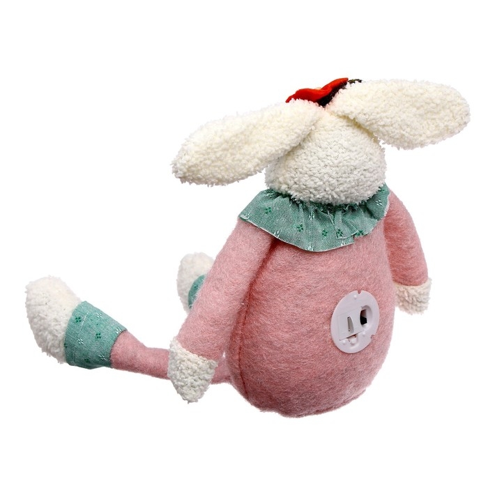 Мягкая игрушка &laquo;Зайка с морковкой&raquo;, световая
