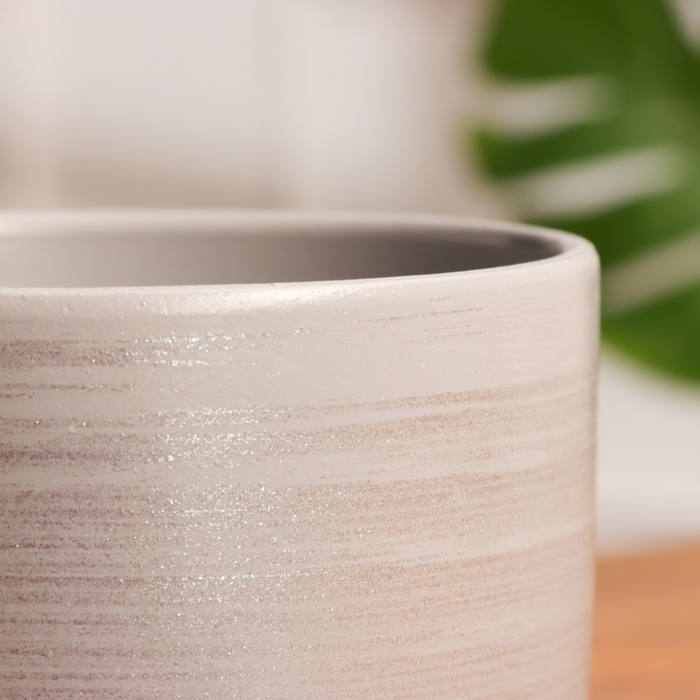 Горшок цветочный Галактика серая 0.8 л