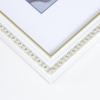 Фоторамка пластик "Камея" 21х30 см, белый Фоторамка пластик "Камея" 21х30 см, белый