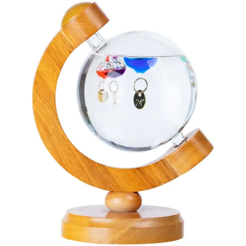 Термометр-шар &laquo;Галилео&raquo; в деревянном корпусе