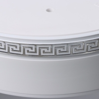 Карниз двухрядный, &laquo;Ультракомпакт. Лабиринт&raquo;, 160 см, с декоративной планкой, цвет белый