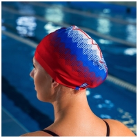 Шапочка для плавания взрослая ONLYTOP Rus, тканевая, обхват 54-60 см Шапочка для плавания взрослая ONLYTOP Rus, тканевая, обхват 54-60 см