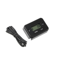 Счетчик моточасов 54&times;35&times;14 мм, ЖК-дисплей, IP67, черный