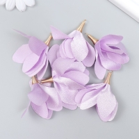 Декор для творчества текстиль "Бутон, цвет глицинии" набор 6 шт 6 см Декор для творчества текстиль "Бутон, цвет глицинии" набор 6 шт 6 см