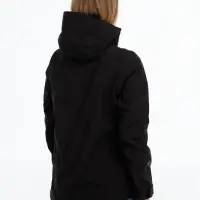 Куртка софтшелл женская Patrol черная с красным, размер XS