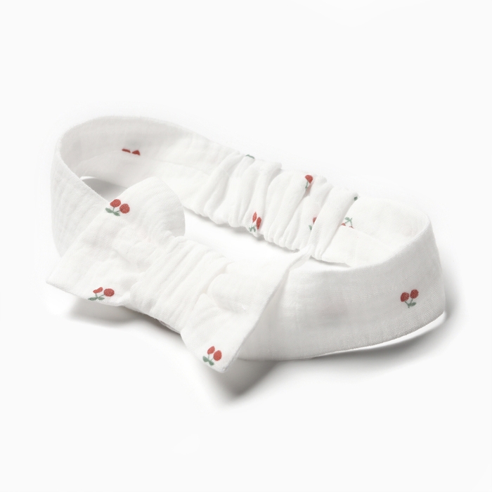 Комплект (боди и повязка) Крошка Я Комплект (боди и повязка) Крошка Я "Муслин", р. 80-86, цвет молочный