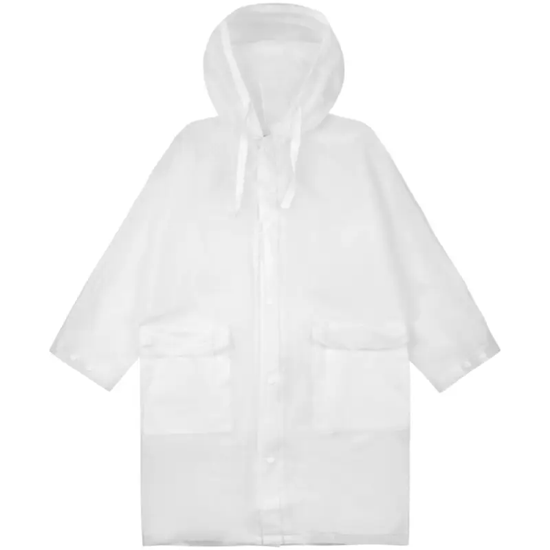 Дождевик детский RainDrop Kids, белый, 8 лет (рост 118-128)