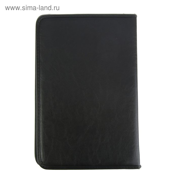 Папка деловая, искусственная кожа, для бумаг, 375 х 260 х 40 мм, Папка деловая, искусственная кожа, для бумаг, 375 х 260 х 40 мм, "Лайт" чёрный 6Л33