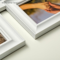 Фоторамка пластик на 7 фото 10х15, 13х18 см "Коллаж" белая 57х49,5х2,5 см Фоторамка пластик на 7 фото 10х15, 13х18 см "Коллаж" белая 57х49,5х2,5 см