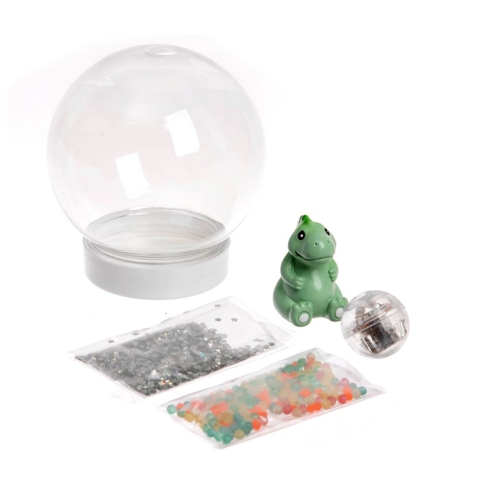 Набор для творчества «Светящийся шар с гидрогелем», динозаврик Набор для творчества «Светящийся шар с гидрогелем», динозаврик