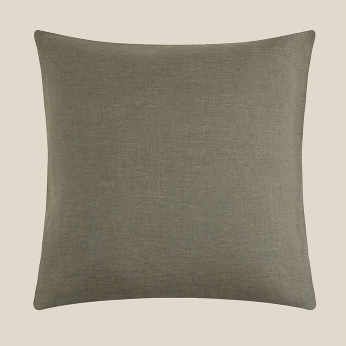 Декоративная наволочка SL Home Linen 40*40 см,  цв. зеленый, 100%лён