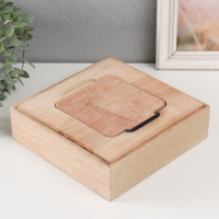 Шкатулка дерево под роспись "Квадрат" 20,5х20,5х5 см Шкатулка дерево под роспись "Квадрат" 20,5х20,5х5 см