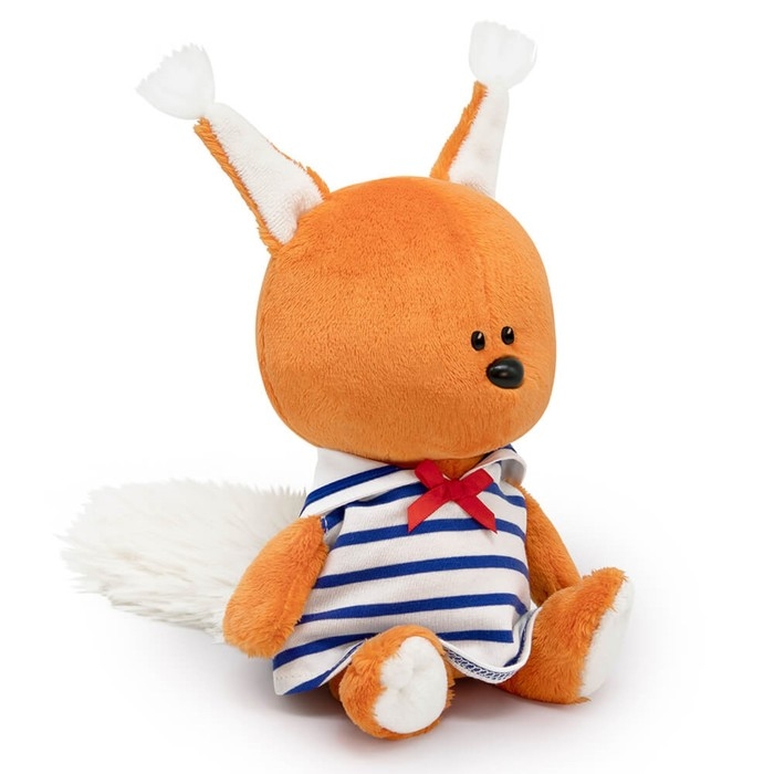 Мягкая игрушка &laquo;Белка Бика&raquo;, в морском платье, 15 см