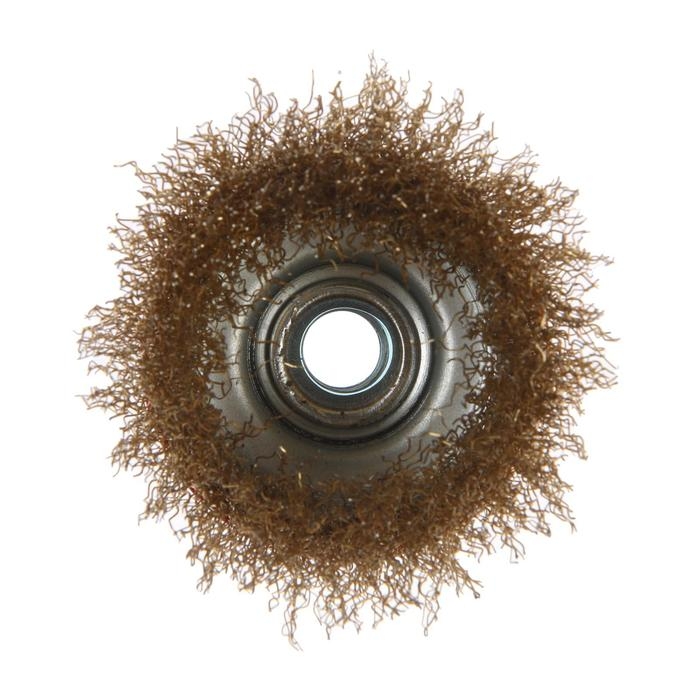 Щетка металлическая для УШМ ЛОМ, Щетка металлическая для УШМ ЛОМ, "чашка", М14, 75 мм