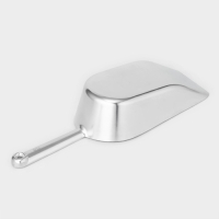 Совок для сыпучих продуктов алюминиевый, длина 30,5 см, цвет серебристый Совок для сыпучих продуктов алюминиевый, длина 30,5 см, цвет серебристый
