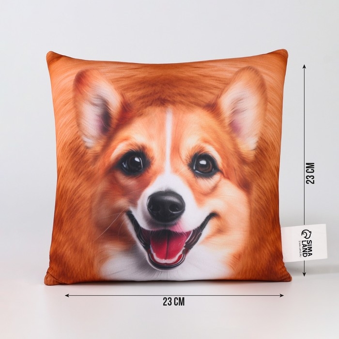 Подушка антистресс, собака "Корги"