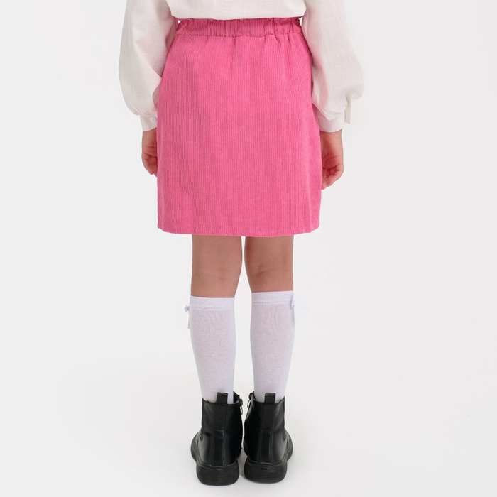 Юбка детская KAFTAN "Velvet", р. 36 (134-140), ярко-розовый