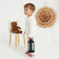 Комбинезон вязаный Крошка Я, р.74-80, молочный