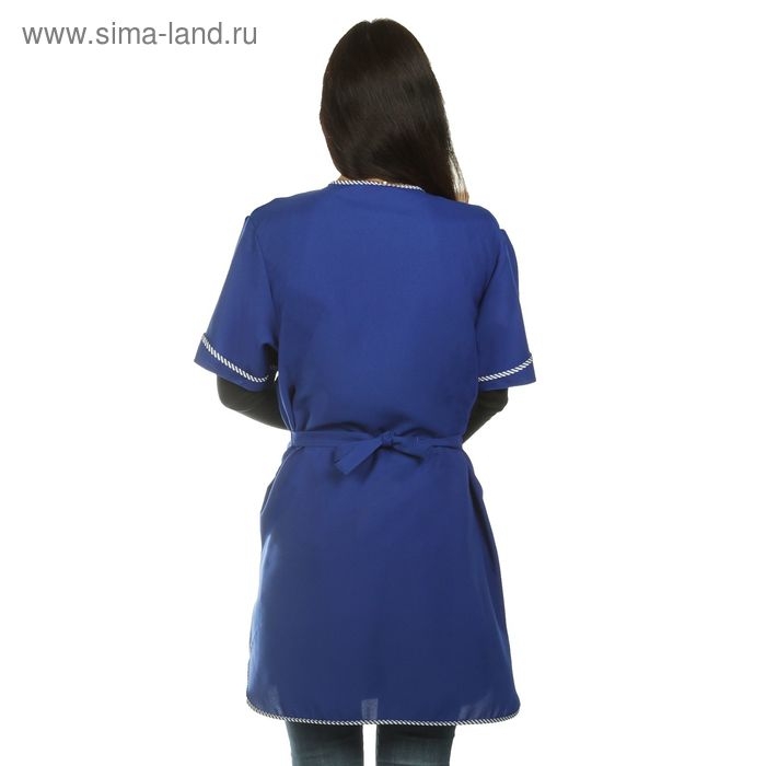 Халат на молнии, р. 52-54, рост 170-176 см, цвет василёк Халат на молнии, р. 52-54, рост 170-176 см, цвет василёк