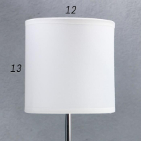 Лампа настольная 16011/1 E14 40Вт дерево-хром 12,5х12,5х42 см RISALUX