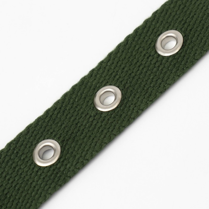 Ошейник брезентовый однослойный, 58 х 2,5 см, хаки