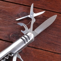 Нож швейцарский "Бернард" 8в1, рукоять, хром Нож швейцарский "Бернард" 8в1, рукоять, хром