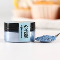 Глиттер кандурин «Голубой» для десертов и напитков, водорастворимый, 5 г. Глиттер кандурин «Голубой» для десертов и напитков, водорастворимый, 5 г.